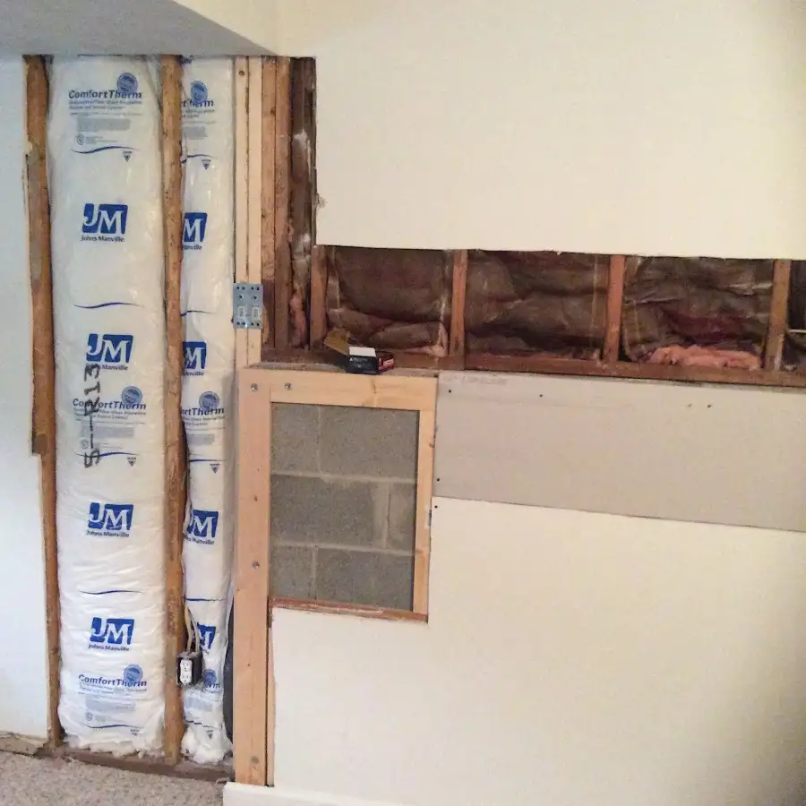 Wall insulation replacement during Contents Cleaning & Restoration in Vacaville